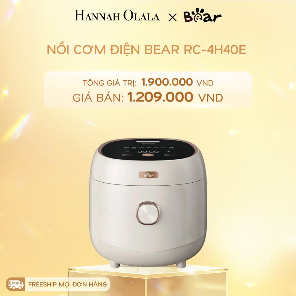  C1434_DEAL 16: NỒI CƠM ĐIỆN BEAR RC-4H40E 