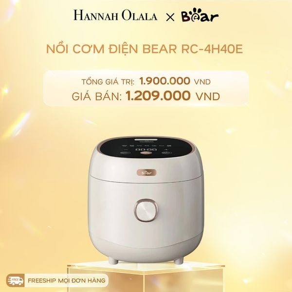  C1434_DEAL 16: NỒI CƠM ĐIỆN BEAR RC-4H40E 