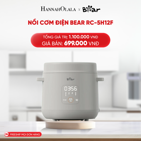  DEAL 1: NỒI CƠM ĐIỆN BEAR RC-5H12F CÔNG SUẤT 300W 