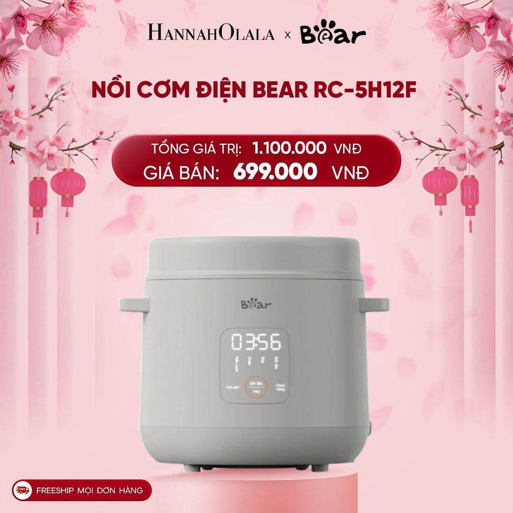  DEAL 1: NỒI CƠM ĐIỆN BEAR RC-5H12F 