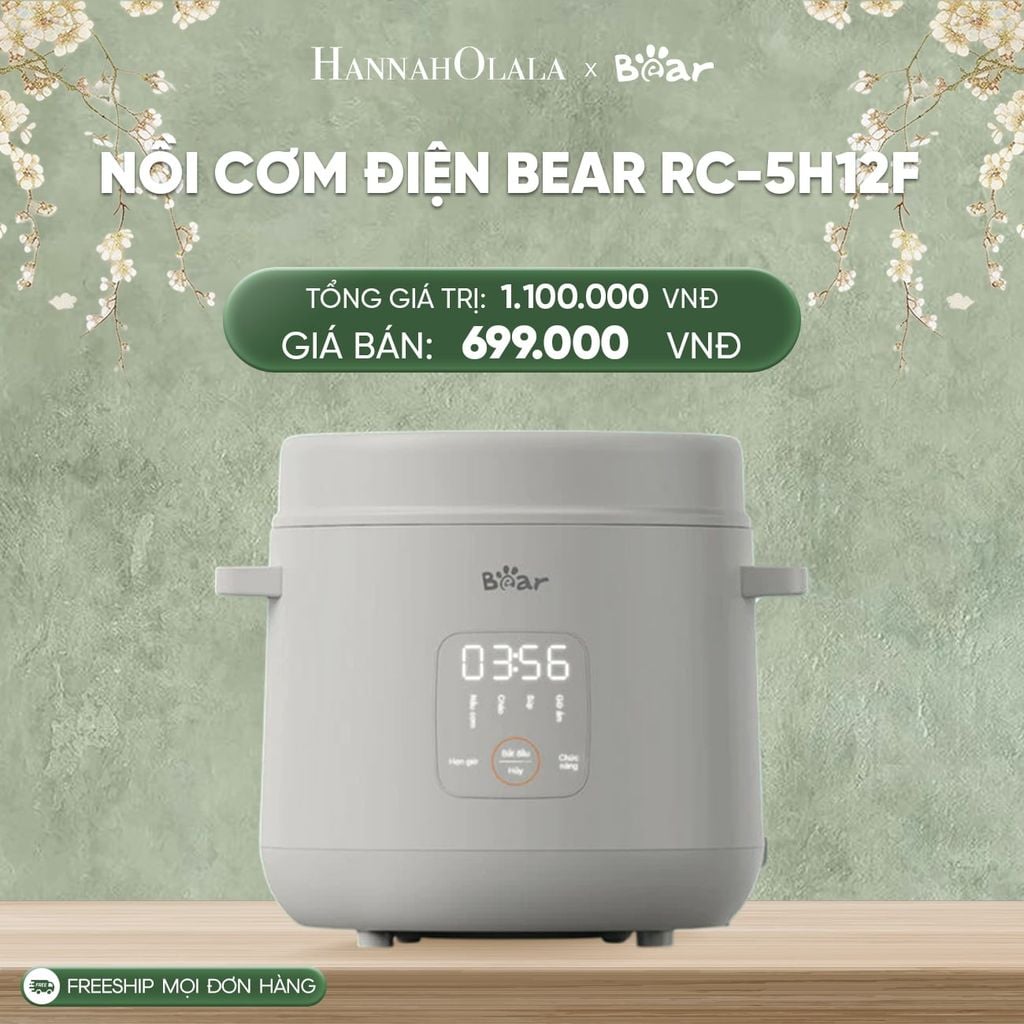  DEAL 1: NỒI CƠM ĐIỆN BEAR RC-5H12F 