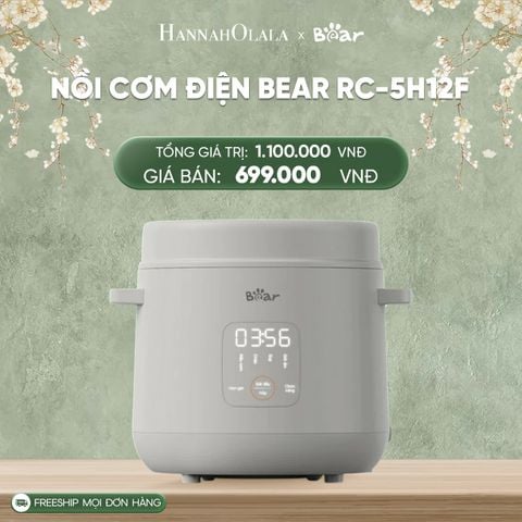  DEAL 1: NỒI CƠM ĐIỆN BEAR RC-5H12F 