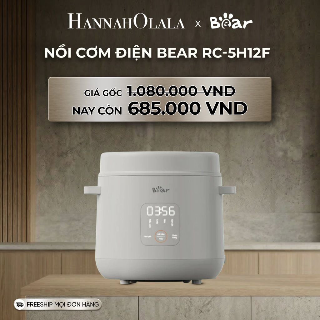  DEAL 1: NỒI CƠM ĐIỆN BEAR RC-5H12F 