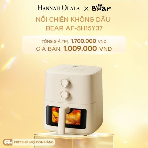  C1431_DEAL 13: NỒI CHIÊN KHÔNG DẦU BEAR AF-5H15Y37 5L 