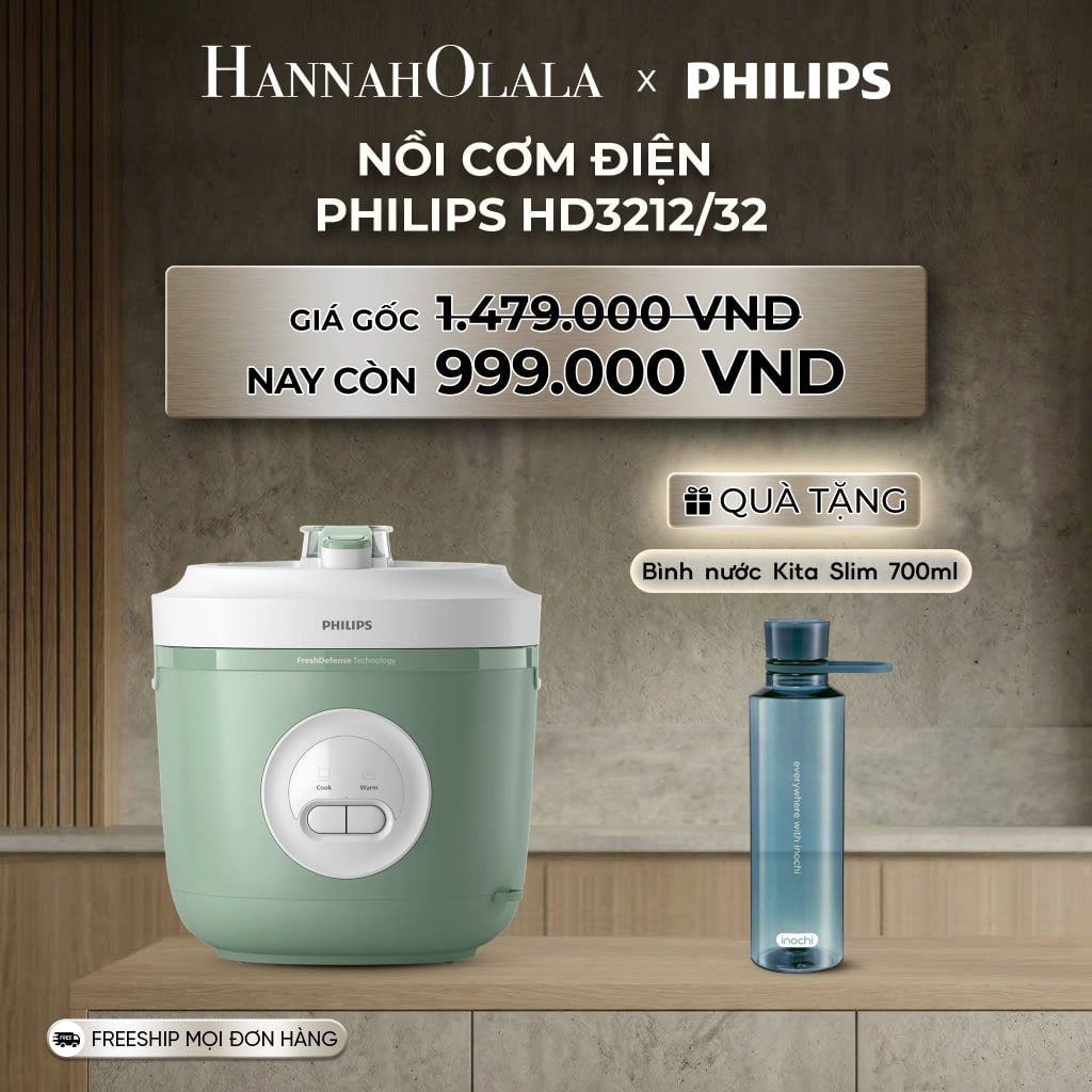  DEAL 17: NỒI CƠM ĐIỆN PHILIPS HD3212/32 