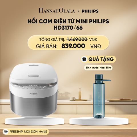  DEAL 29: NỒI CƠM ĐIỆN TỬ MINI PHILIPS HD3170/66 