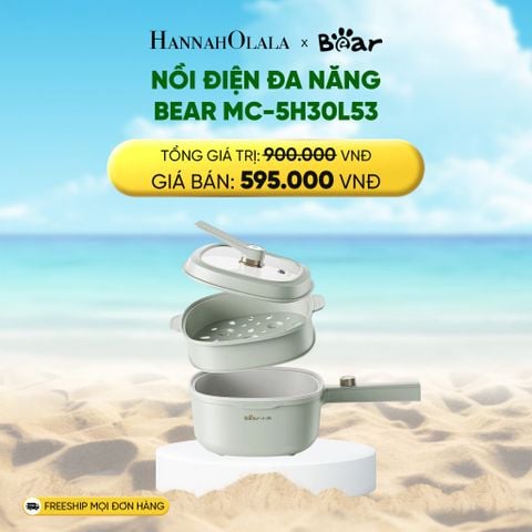  NỒI ĐIỆN ĐA NĂNG BEAR MC-5H30L53 - DEAL 08 