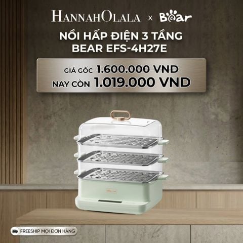  DEAL 5: NỒI HẤP ĐIỆN 3 TẦNG BEAR EFS-4H27E 