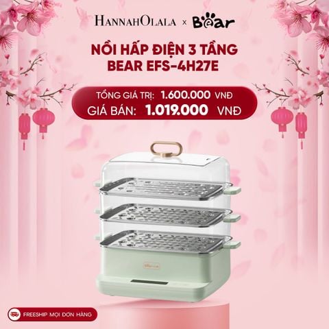  DEAL 5: NỒI HẤP ĐIỆN 3 TẦNG BEAR EFS-4H27E 