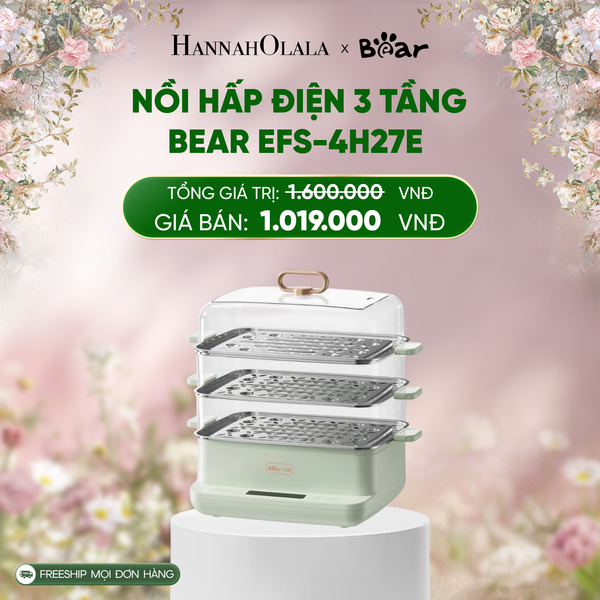  E1459_DEAL 5: NỒI HẤP ĐIỆN 3 TẦNG BEAR EFS-4H27E 