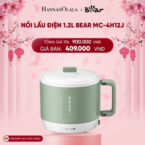  DEAL 3: NỒI LẨU ĐIỆN 1.2L BEAR MC-4H12J 
