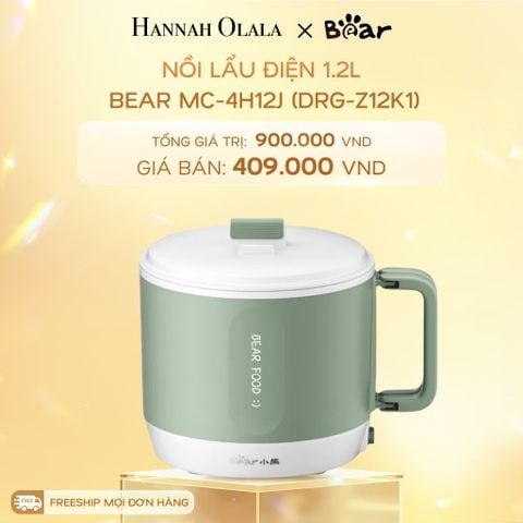  DEAL 7: NỒI LẨU ĐIỆN 1.2L BEAR MC-4H12J (DRG-Z12K1) 