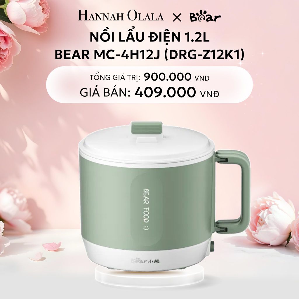  E45: DEAL 9: NỒI LẨU ĐIỆN 1.2L BEAR MC-4H12J (DRG-Z12K1) 