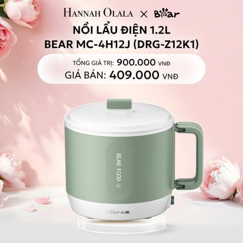 E45: DEAL 9: NỒI LẨU ĐIỆN 1.2L BEAR MC-4H12J (DRG-Z12K1) 
