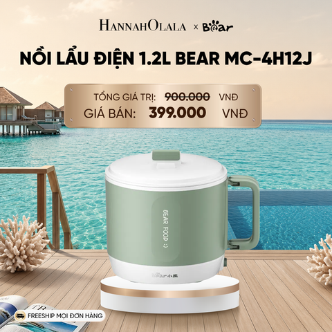  NỒI LẨU ĐIỆN 1.2L BEAR MC-4H12J_ D770 