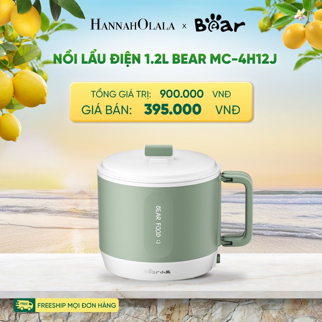  NỒI LẨU ĐIỆN 1.2L BEAR MC-4H12J 