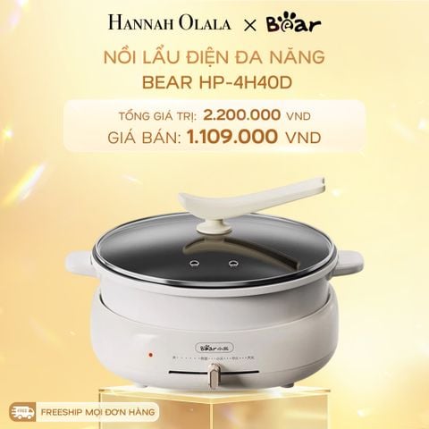  DEAL 6: NỒI LẨU ĐIỆN ĐA NĂNG BEAR HP-4H40D 