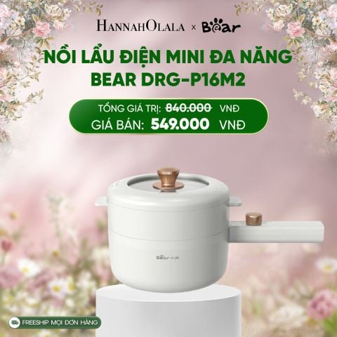  E1460_DEAL 4: NỒI LẨU ĐIỆN MINI ĐA NĂNG BEAR DRG-P16M2 