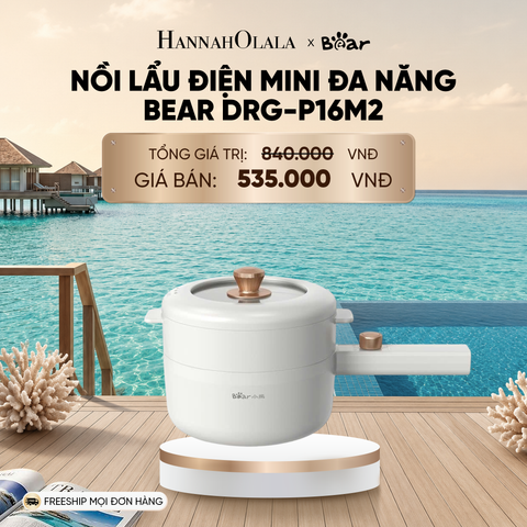  NỒI LẨU ĐIỆN MINI ĐA NĂNG BEAR DRG-P16M2_ D778 