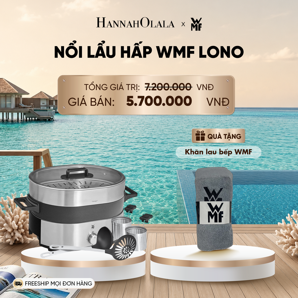  NỔI LẨU HẤP WMF LONO_ D602 