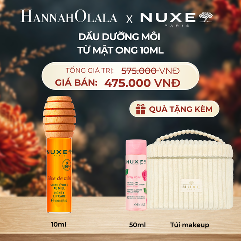  DẦU DƯỠNG MÔI MẬT ONG NUXE REVE DE MIEL HONEY LIP CARE 10ML - DEAL 12 - A245 