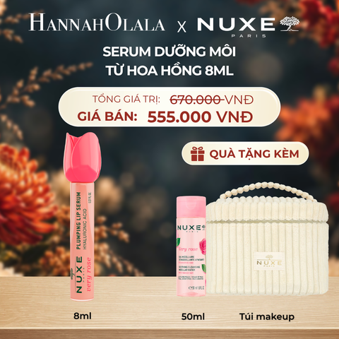 SERUM DƯỠNG ẨM GIÚP MÔI CĂNG MỊN NUXE VERY ROSE PLUMPING LIP SERUM 8ML - DEAL 13 - A246 