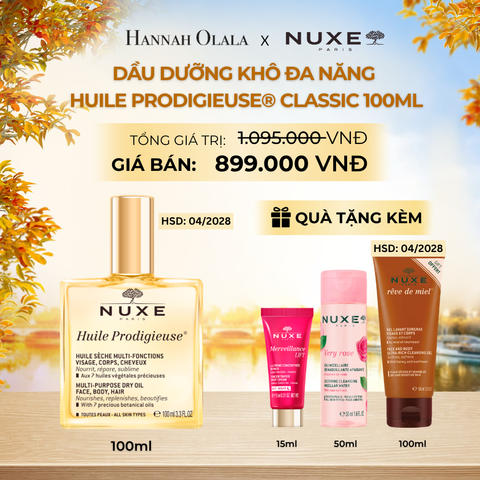  DẦU DƯỠNG KHÔ ĐA NĂNG NUXE HUILE PRODIGIEUSE® 100ML (CHỌN HƯƠNG) - E760 