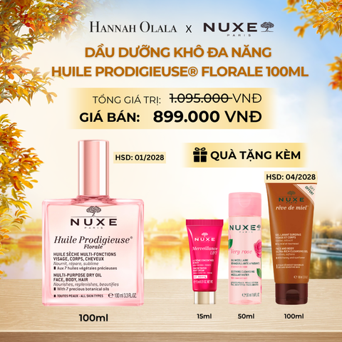  DẦU DƯỠNG KHÔ ĐA NĂNG NUXE HUILE PRODIGIEUSE® 100ML (CHỌN HƯƠNG) - E760 
