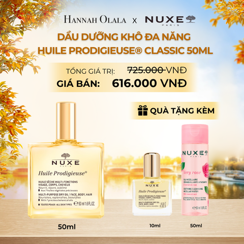  DẦU DƯỠNG KHÔ ĐA NĂNG NUXE HUILE PRODIGIEUSE® 50ML (CHỌN HƯƠNG) - E763 