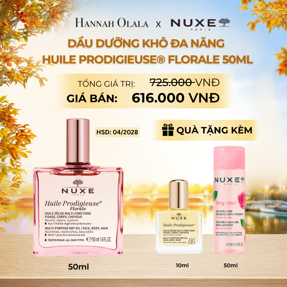  DẦU DƯỠNG KHÔ ĐA NĂNG NUXE HUILE PRODIGIEUSE® 50ML (CHỌN HƯƠNG) - E763 