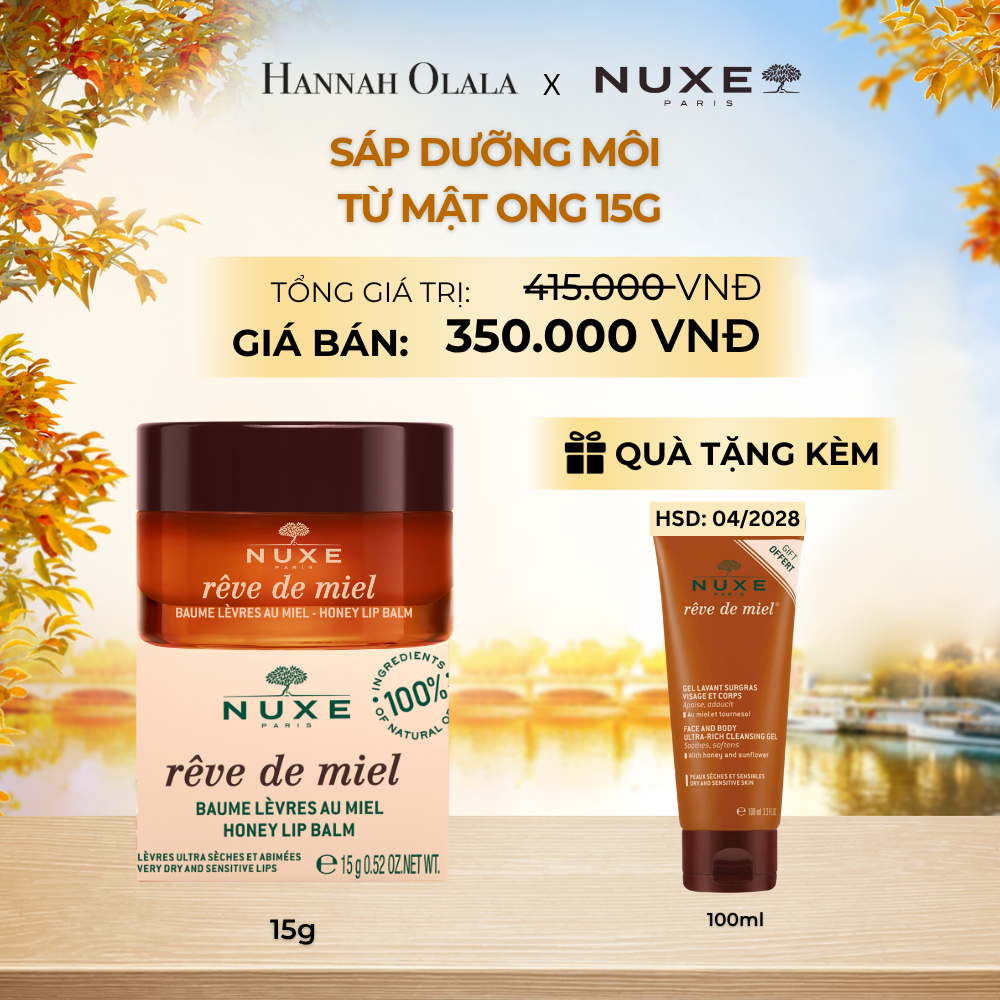  SÁP DƯỠNG MÔI MẬT ONG NUXE LIP BALM 15G - E771 