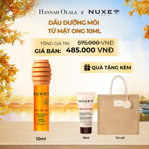  DẦU DƯỠNG MÔI MẬT ONG NUXE REVE DE MIEL HONEY LIP CARE 10ML - E773 
