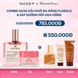  Deal 10: COMBO DƯỠNG DA & MÔI NUXE: DẦU DƯỠNG ĐA NĂNG 50ML + DƯỠNG MÔI 15G 
