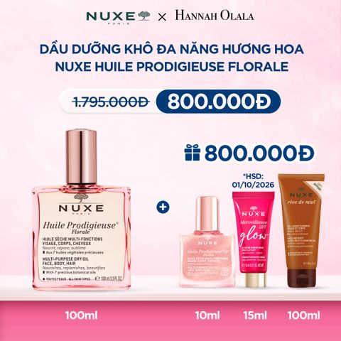  DEAL 1: DẦU DƯỠNG KHÔ ĐA NĂNG NUXE HUILE PRODIGIEUSE MULTI-PURPOSE DRY OIL 100ML 