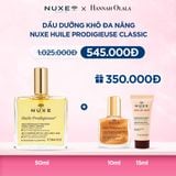  DEAL 3: DẦU DƯỠNG KHÔ ĐA NĂNG NUXE HUILE PRODIGIEUSE MULTI-PURPOSE DRY OIL 50ML 