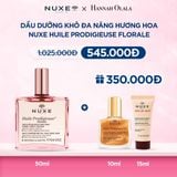  DEAL 3: DẦU DƯỠNG KHÔ ĐA NĂNG NUXE HUILE PRODIGIEUSE MULTI-PURPOSE DRY OIL 50ML 