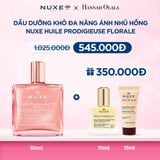  DEAL 4: DẦU DƯỠNG KHÔ ĐA NĂNG ÁNH NHŨ NUXE HUILE PRODIGIEUSE SHIMMERING DRY OIL 50ML 