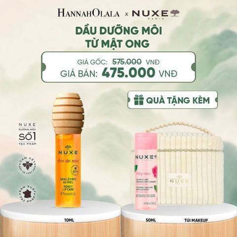  DẦU DƯỠNG MÔI MẬT ONG NUXE REVE DE MIEL HONEY LIP CARE 10ML - DEAL 12 - A245 