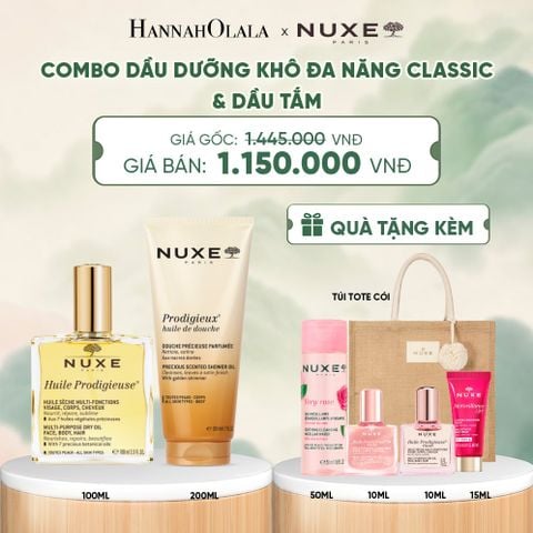  COMBO DẦU DƯỠNG KHÔ ĐA NĂNG 100ML & DẦU TẮM HƯƠNG NƯỚC HOA 200ML (CHỌN HƯƠNG) - DEAL 14 - A247 