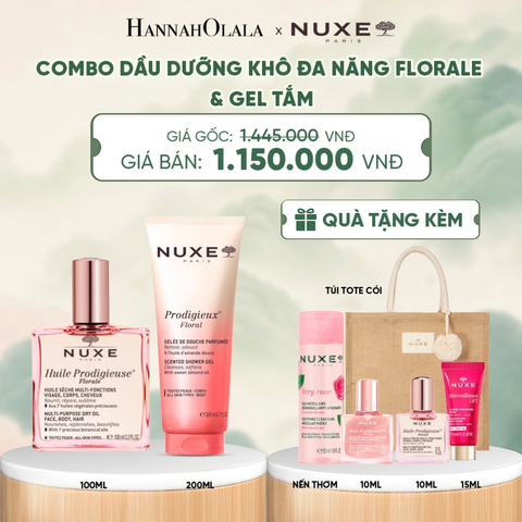  COMBO DẦU DƯỠNG KHÔ ĐA NĂNG 100ML & DẦU TẮM HƯƠNG NƯỚC HOA 200ML (CHỌN HƯƠNG) - DEAL 14 - A247 