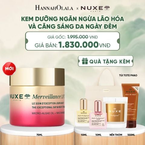  KEM DƯỠNG NGĂN NGỪA LÃO HÓA & CĂNG SÁNG DA NGÀY, ĐÊM NUXE MVL CREAM 75ML - DEAL 1 - A230 