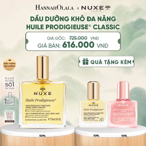  DẦU DƯỠNG KHÔ ĐA NĂNG NUXE HUILE PRODIGIEUSE® 50ML (CHỌN HƯƠNG) - DEAL 5 - A235 