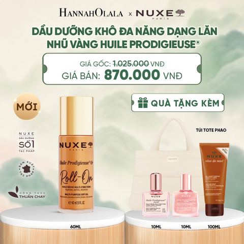  DẦU DƯỠNG KHÔ ĐA NĂNG DẠNG LĂN NUXE HUILE PRODIGIEUSE® ROLL-ON 60ML (CHỌN HƯƠNG) - DEAL 7 - A240 
