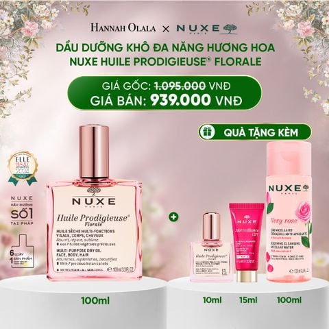  DEAL 1: DẦU DƯỠNG KHÔ ĐA NĂNG NUXE HUILE PRODIGIEUSE 100ML (CHỌN HƯƠNG) 