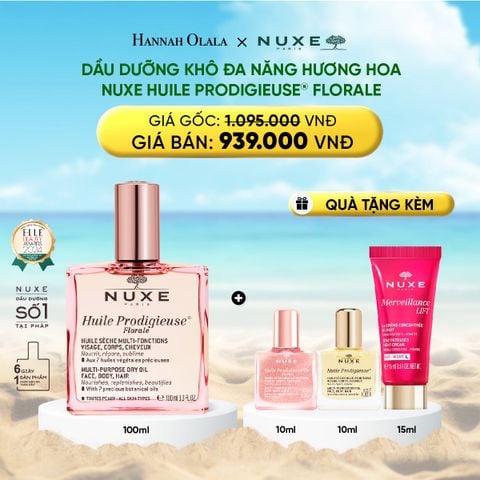  DEAL 1: DẦU DƯỠNG KHÔ ĐA NĂNG NUXE HUILE PRODIGIEUSE® 100ML (CHỌN HƯƠNG) 