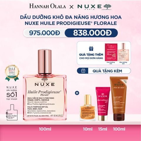  M19_DEAL 1: DẦU DƯỠNG KHÔ ĐA NĂNG NUXE HUILE PRODIGIEUSE 100ML (CHỌN HƯƠNG) 