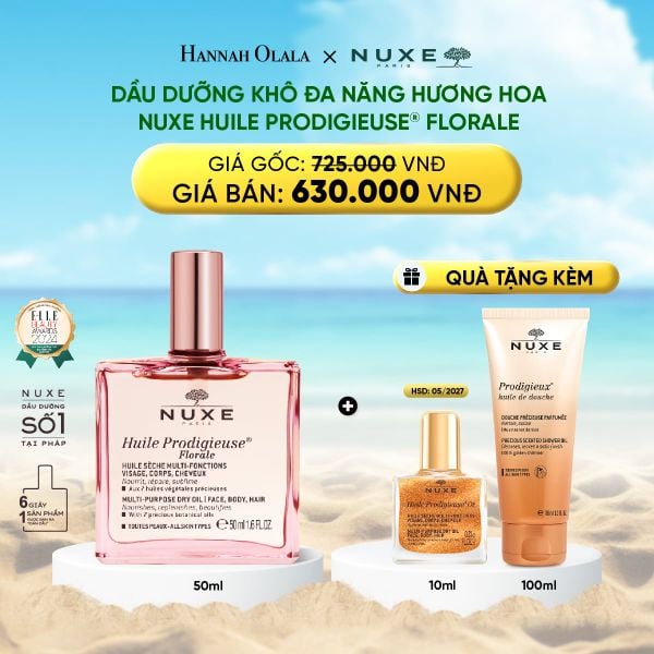  DẦU DƯỠNG KHÔ ĐA NĂNG NUXE HUILE PRODIGIEUSE® 50ML (CHỌN HƯƠNG) 