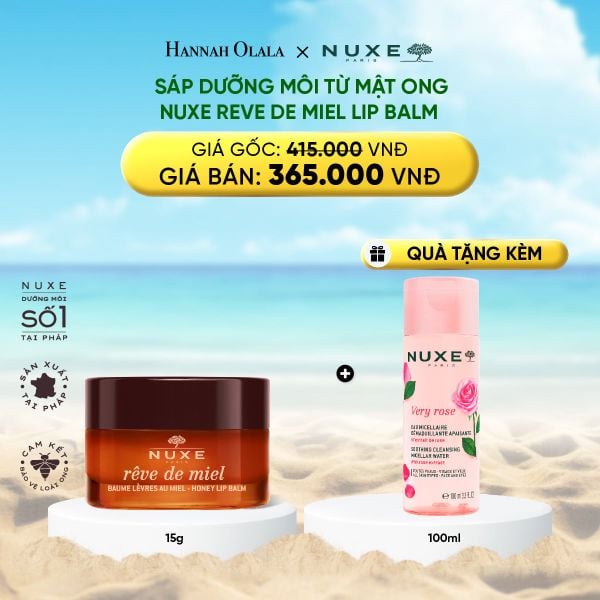  SÁP DƯỠNG MÔI MẬT ONG NUXE LIP BALM 15G 