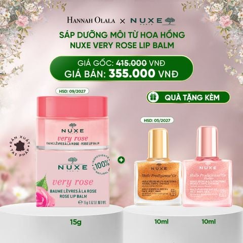  DEAL 8: SÁP DƯỠNG MÔI HOA HỒNG NUXE LIP BALM 15G 