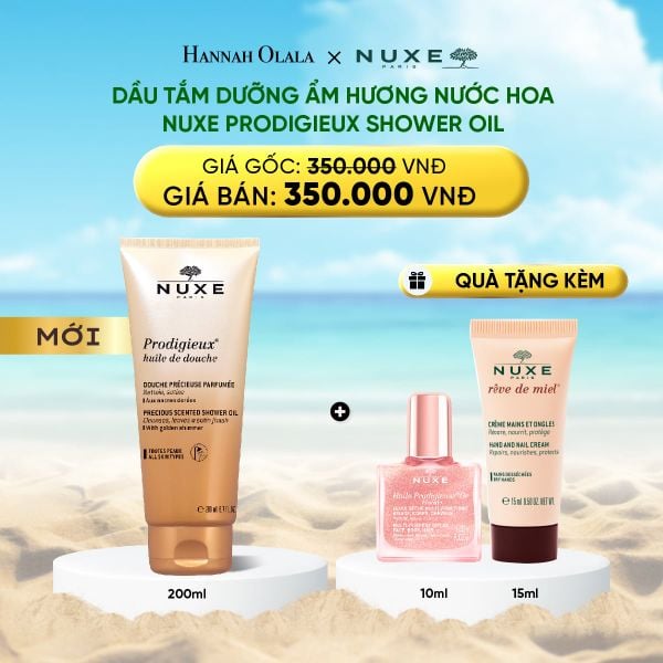  DẦU TẮM DƯỠNG ẨM HƯƠNG NƯỚC HOA SANG TRỌNG NUXE PRODIGIEUX® SHOWER OIL 200ML 